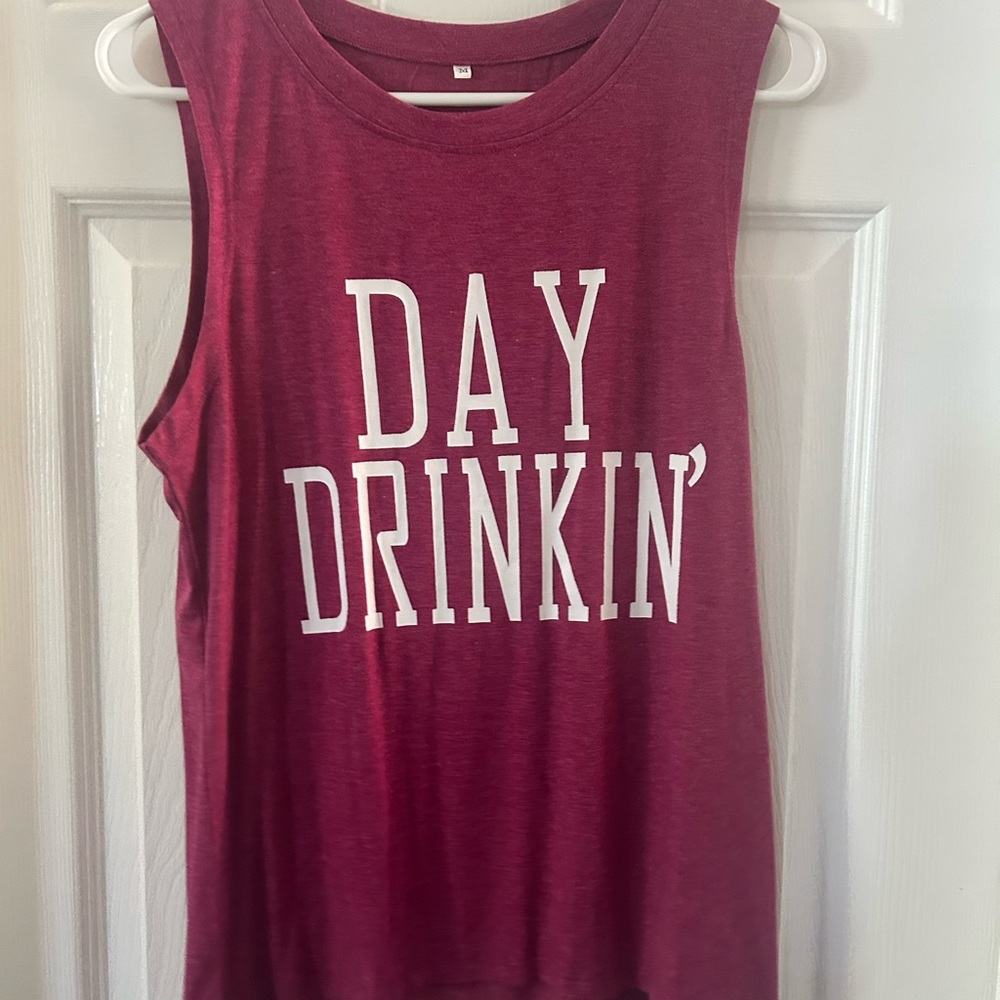 Women's Sleeveless Red Top